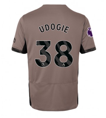 Tottenham Hotspur Destiny Udogie #38 Tredje Tröja Dam 2023-24 Kortärmad